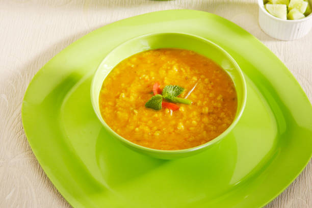 istock Whole Yellow Lentil or Yellow Dal, Indian Dish 857103644