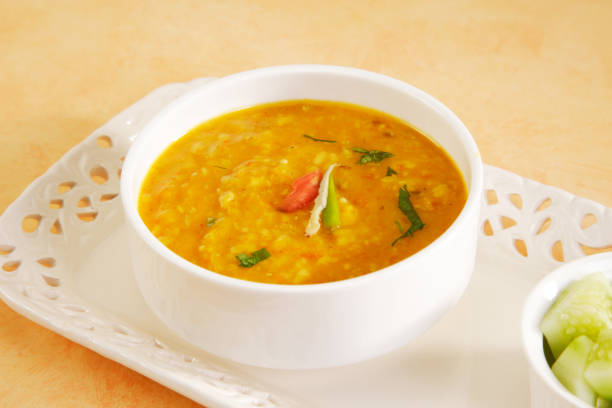 Whole Yellow Lentil or Yellow Dal, Indian Dish