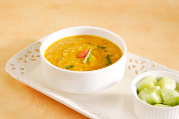 istock Whole Yellow Lentil or Yellow Dal, Indian Dish 857103794