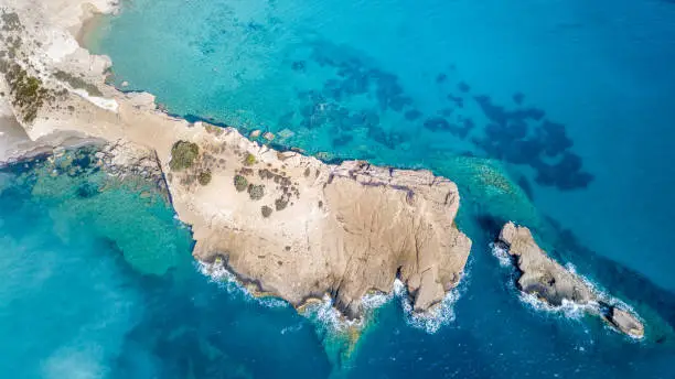 Photo of September 2017: Aerial View of Fourni Beach, Rodos island, Aegean, Greece