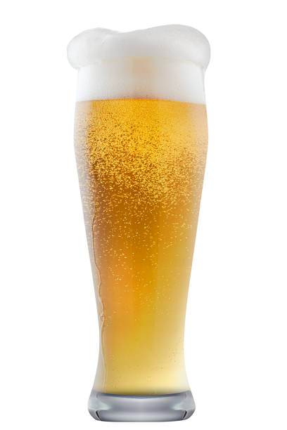 istock Mug of frosty beer with foam 857129980