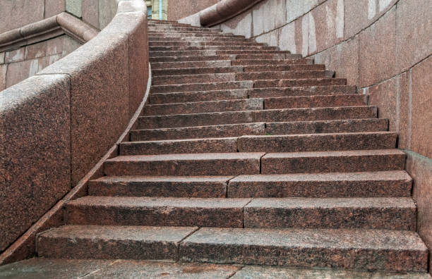 istock Granite steps of the embankment. 857142462