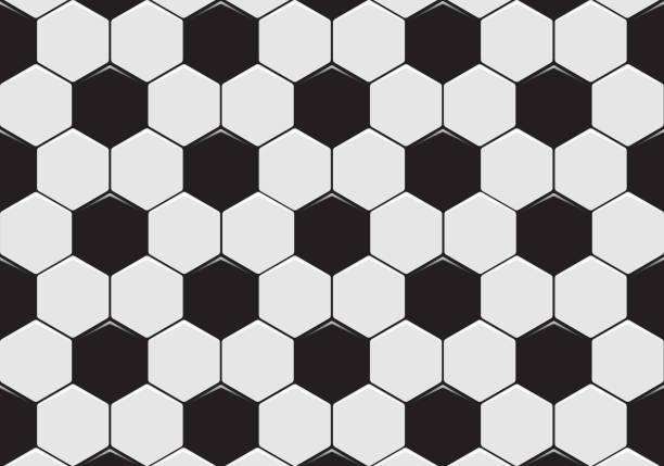 ilustrações de stock, clip art, desenhos animados e ícones de football soccer background - bola de futebol