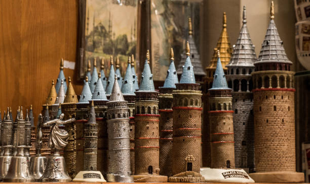 istock Models of  the Galata Tower 857156012