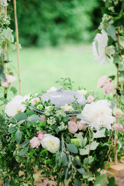 istock wedding flowers decoration, outdoor, fine art. 857163948