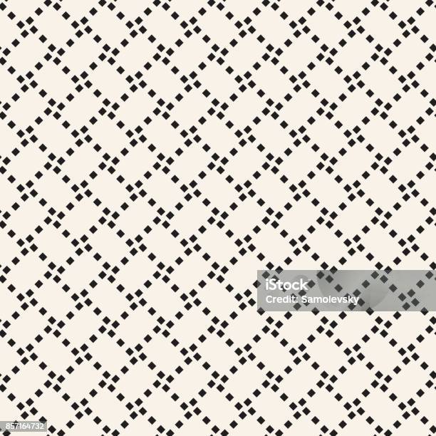 Crosshatch Vector Seamless Geometric Pattern Crossed Graphic Rectangles ...