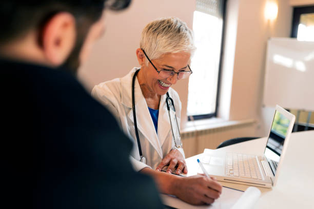 istock Offering guidance to his health concerns 857174430