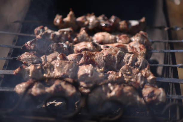 istock The kebabs are cooked outdoors 857175184
