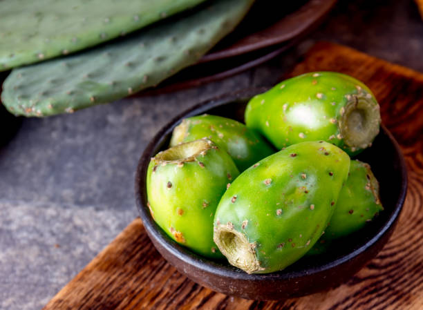 Tuna cactus fruit, Prickly pear, cactus pear. Latin American fruit tuna