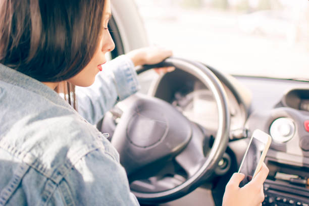 istock Woman in a car 857209844
