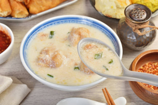 istock Salted soy bean milk 857213956