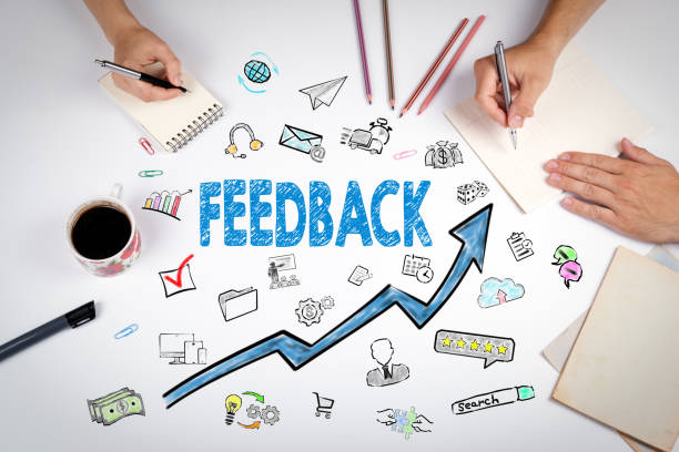 istock feedback Concept. The meeting at the white office table 857219352