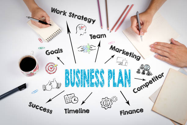 istock Business Plan Concept. The meeting at the white office table 857219380