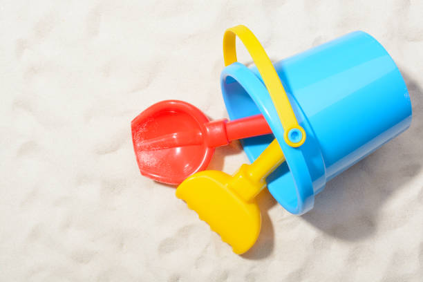 istock Sandbox toys in closeup 857220528