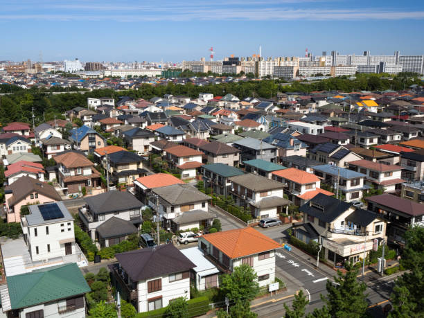 istock Residential area near Tokyo 857222958