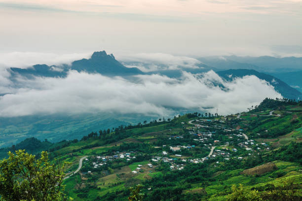 istock Morning Mist with Mountain ,sea of mis. 857223320