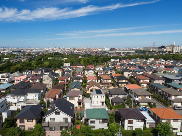 istock Residential area near Tokyo 857225652
