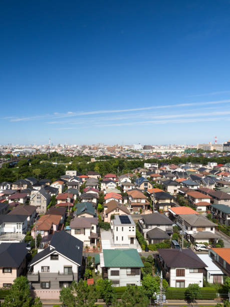 istock Residential area near Tokyo 857225668
