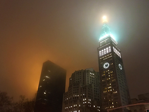 Philadelphia city at night