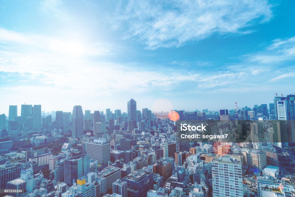 Tokyo is the capital of Japan, the center of the Greater Tokyo Area, and the most populous metropolitan area in the world. City Stock Photo