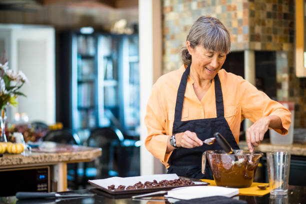 istock Senior Woman Chef in Kitchen 857233918