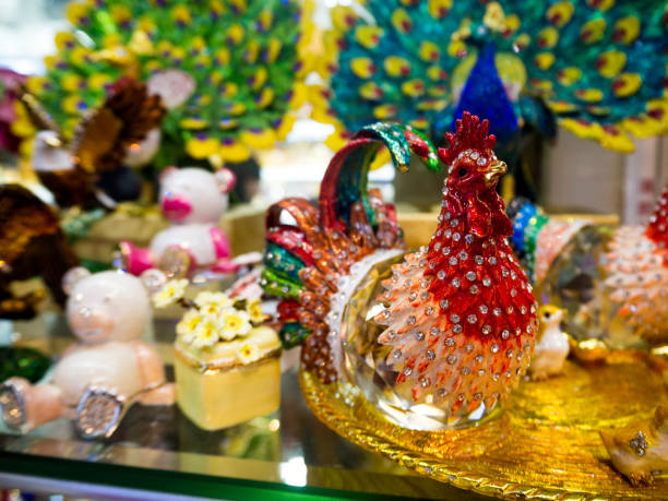 istock Crystal stuffed chicken in a shop. 857236686