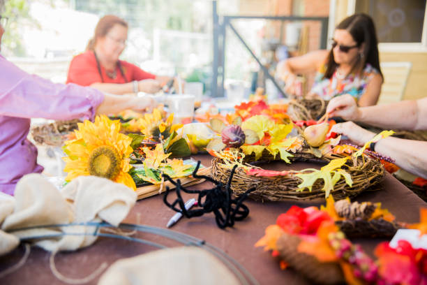 istock Senior women crafting 857241322