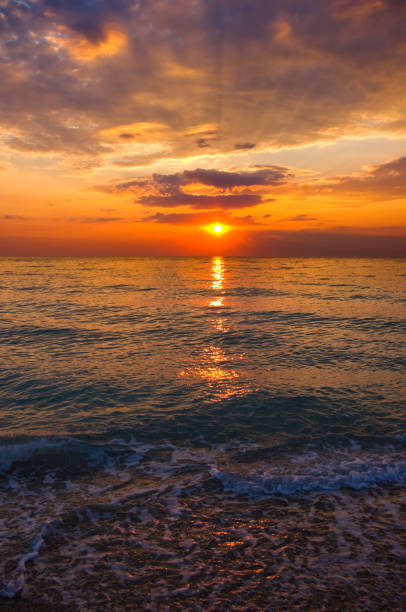 istock Summer sunset over the sea 857252674