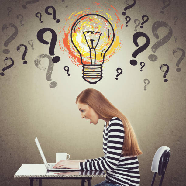 istock Excited businesswoman looking at laptop 857282984