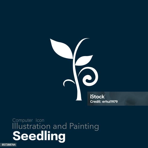 Seedling Stock Illustration - Download Image Now - Seedling, Growth, Plant