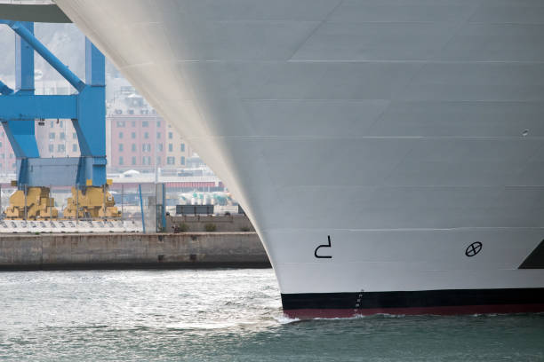 istock ship prow bow close up detail at sunset 857293886