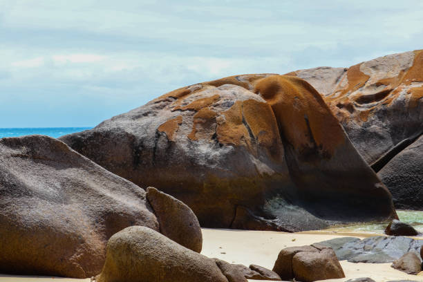 istock Anse Nord D'Est beach. Mahe Island. Seychelles 857311908