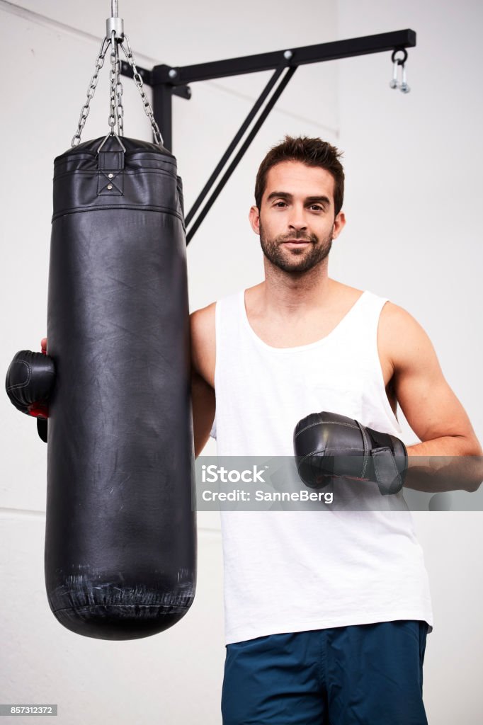 Guy Really Boxing Boxing Guy Posing Stock Photo - Download Image Now - 30-34 Years ...