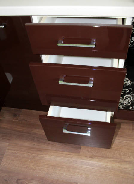 istock Brown kitchen Locker in the dining room 857313824