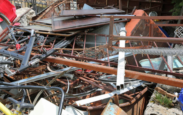 istock rusted objects in a dump in recycler that recovers ferrous mater 857326222