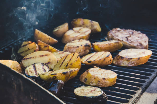 Potatoes on the Barbecue Australian style.