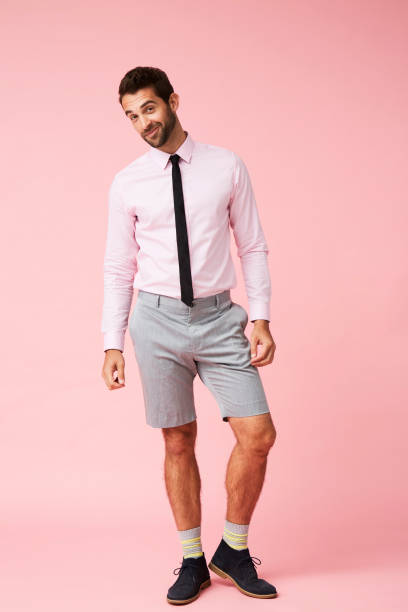 istock Shirt tie and shorts 857345006