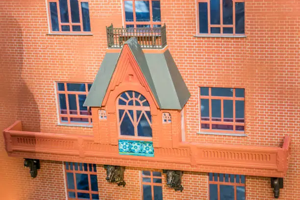 Photo of closeup of doll house