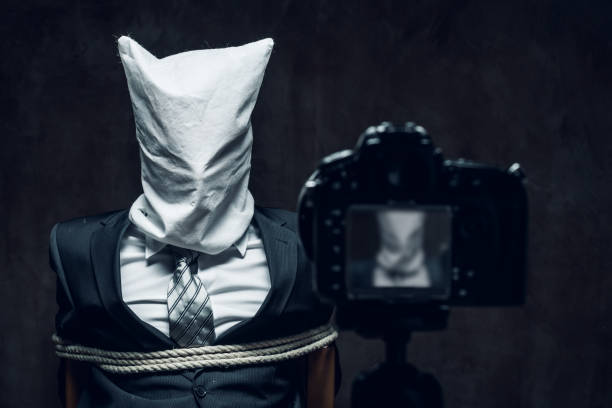 hostage - business slave imagens e fotografias de stock