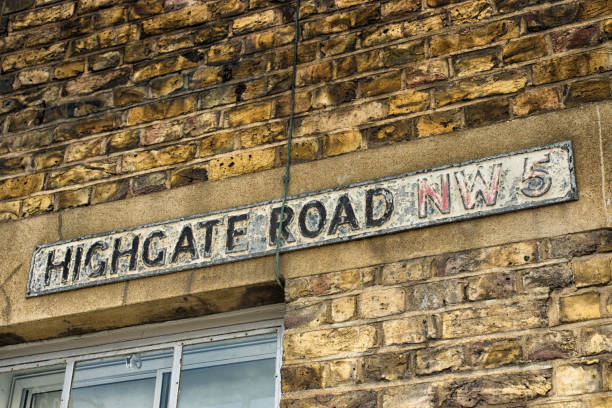istock Highgate Road street sign 857370838
