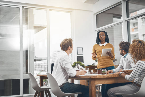 istock She didn’t come to the meeting empty-minded 857377798