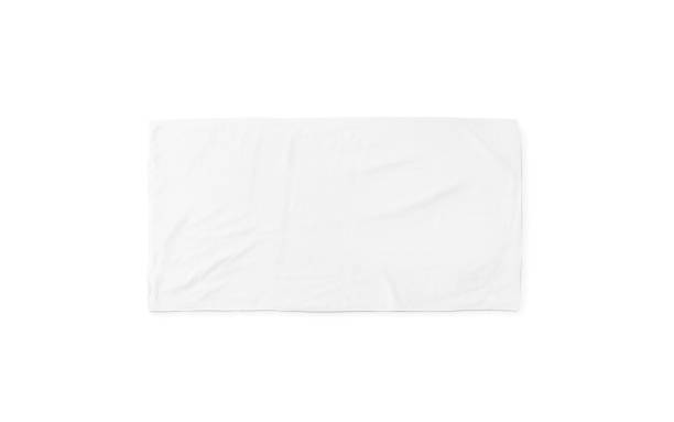 Black white soft beach towel mock up isolated Black white soft beach towel mock up isolated. Clear unfolded wiper mockup laying on the floor. Shaggy fur bath textured jack-towel top view. Domestic cloth kitchen overlay template ready for print.. mock turtleneck stock pictures, royalty-free photos & images