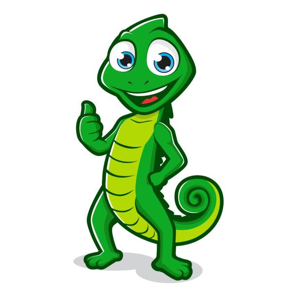 illustrazioni stock, clip art, cartoni animati e icone di tendenza di descrizione dell'immagine - lizard