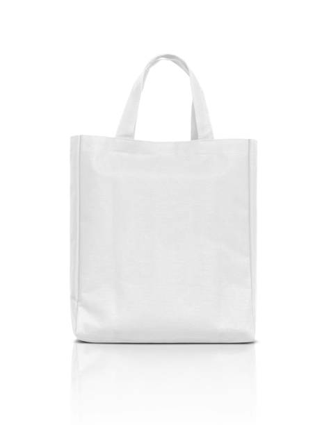 istock blank white fabric canvas bag for shopping isolated on white background 857412182