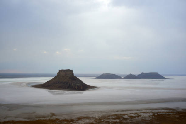 istock On the Ustyurt Plateau. Karyndzharyk hollow. 857414966