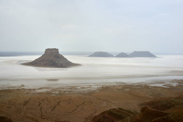 istock On the Ustyurt Plateau. Karyndzharyk hollow. 857414972