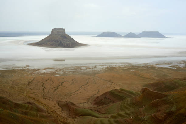 istock On the Ustyurt Plateau. Karyndzharyk hollow. 857414986