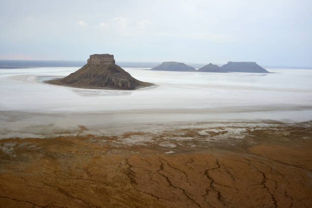 istock On the Ustyurt Plateau. Karyndzharyk hollow. 857415052