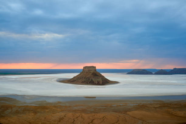 istock On the Ustyurt Plateau. Karyndzharyk hollow. 857415126