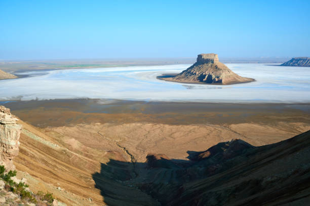 istock On the Ustyurt Plateau. Karyndzharyk hollow. 857416008